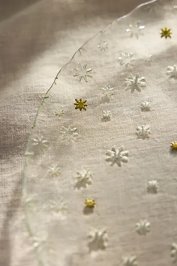 Starry Glass Serving Platter - Clear Glass by Anthropologie, alternate view
