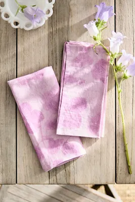 Sun Print Linen Napkins Set of 2 - Lilac product