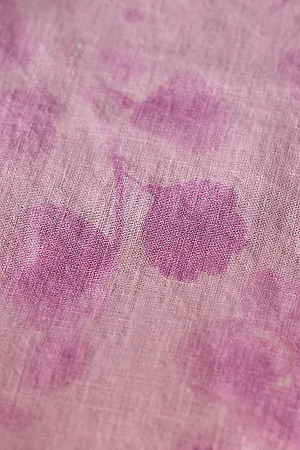 Sun Print Linen Table Runner - Lilac product