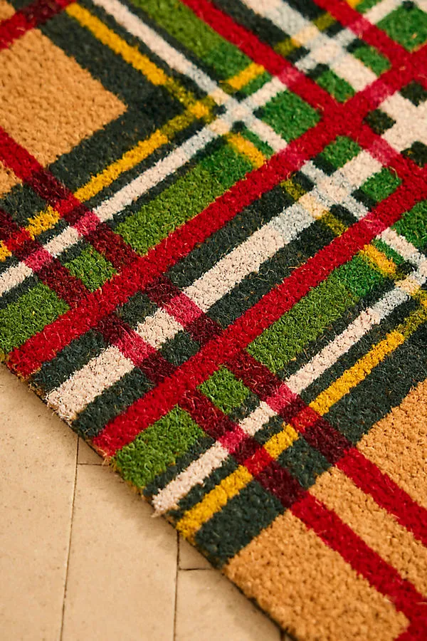 Tartan Large Doormat - Coir by Anthropologie, image 2