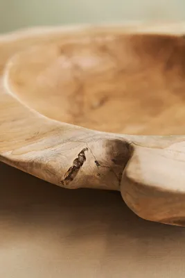 Teak Root Round Bowl Planter 16" product