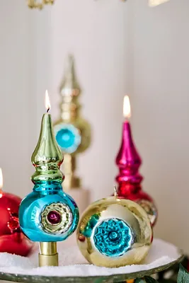 Tree Topper Candle - Blue by Anthropologie, image 2
