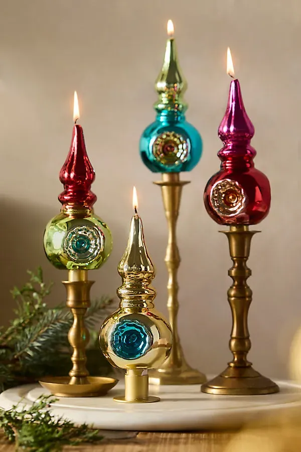 Tree Topper Candle - Blue by Anthropologie
