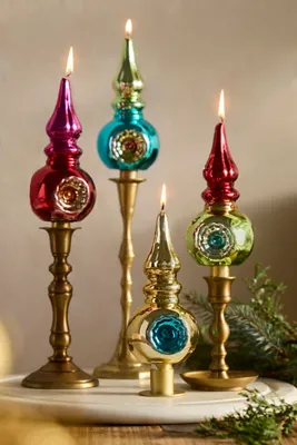 Tree Topper Candle - Gold by Anthropologie, image 2
