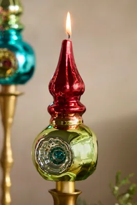 Tree Topper Candle - Green by Anthropologie, alternate view