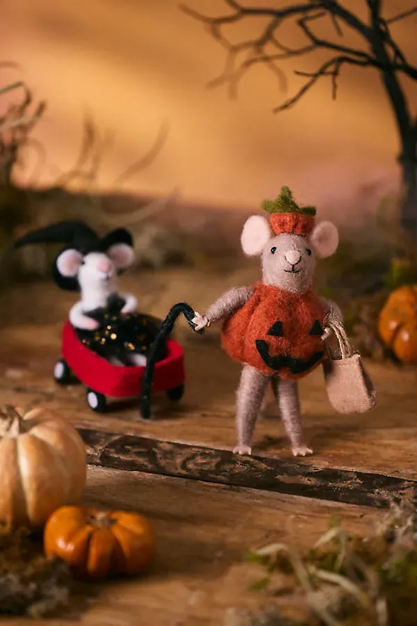 Trick-or-Treat Mice Felt Critters - Polyester, Wool product