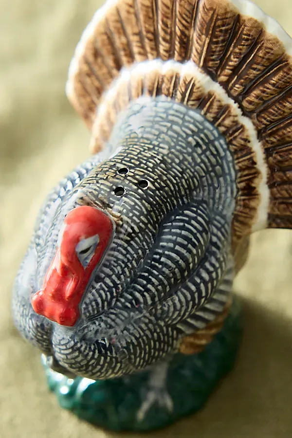 Turkey Stoneware Salt & Pepper Shakers by Anthropologie, alternate view