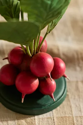 Vegetable Taper Candle Holder - Red by Anthropologie, alternate view