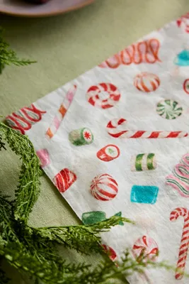 Vintage Candy Linen Placemat - Cotton/Linen by Anthropologie, alternate view