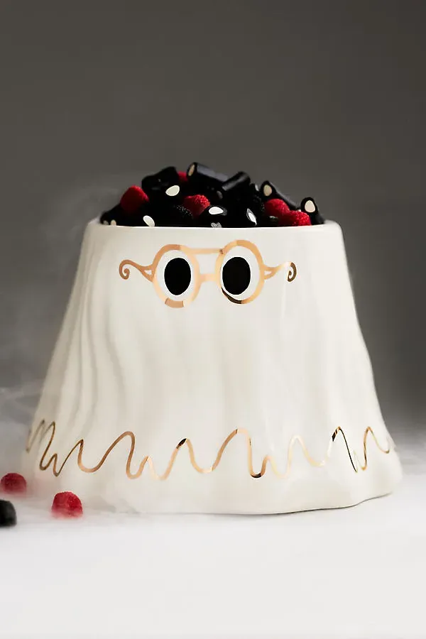 The Mud Fairy Stoneware Candy Bowl - White product