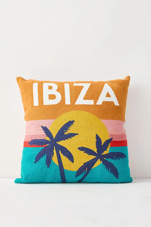 Ibiza Needlepoint Cushion - Cotton product
