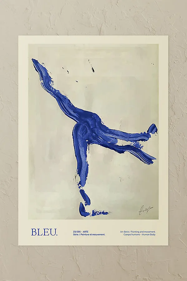Lucrecia Rey Caro Bleu Wall Art Print product