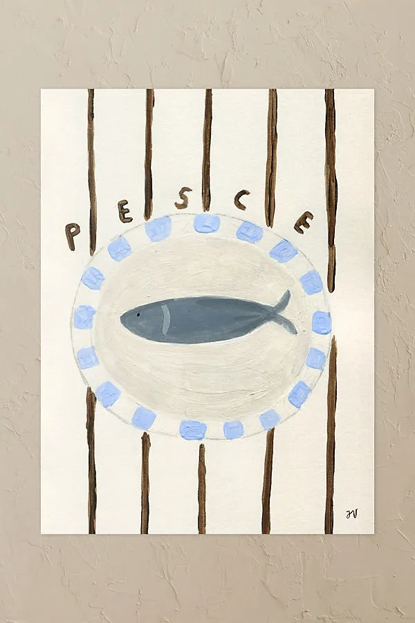 Pesce Wall Art Print by Isabelle Vandeplassche product