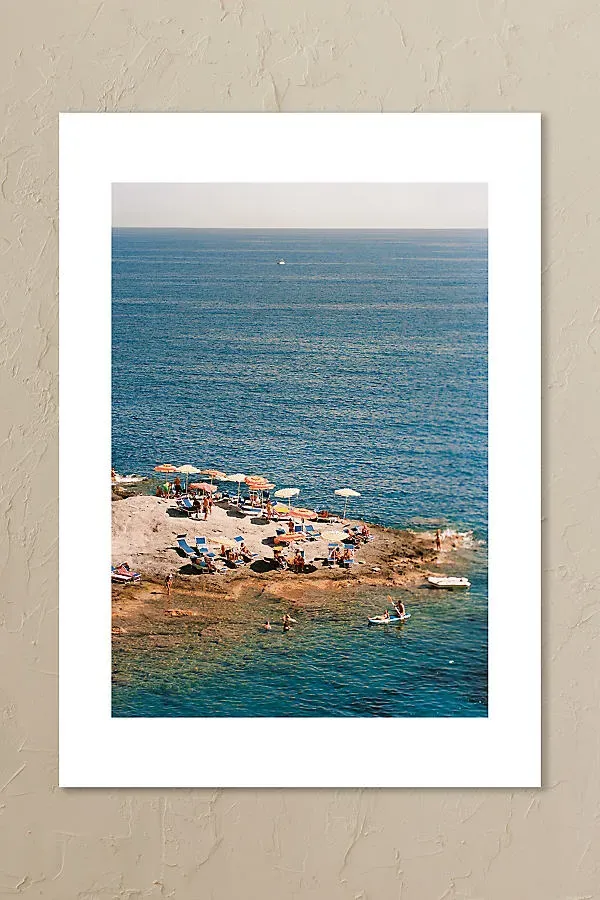 Ponza Tangerine Wall Art Print product