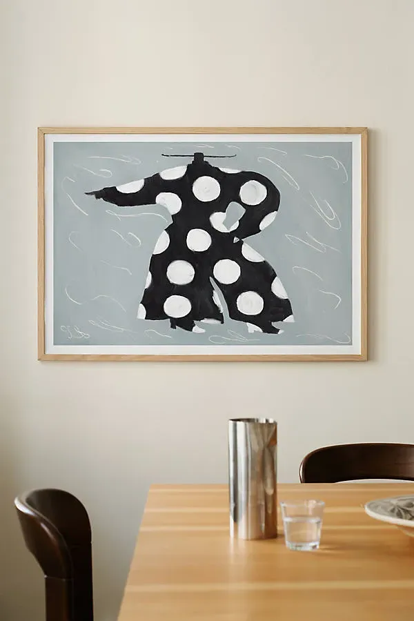 Sam On The Road Wall Art Print - Black product