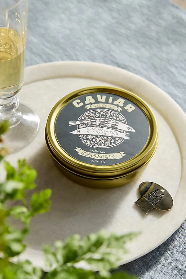 Tinned Candle Caviar Tin Candle - Gold product