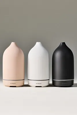Stone Electronic Diffuser - White, Plastic by Anthropologie, image 2