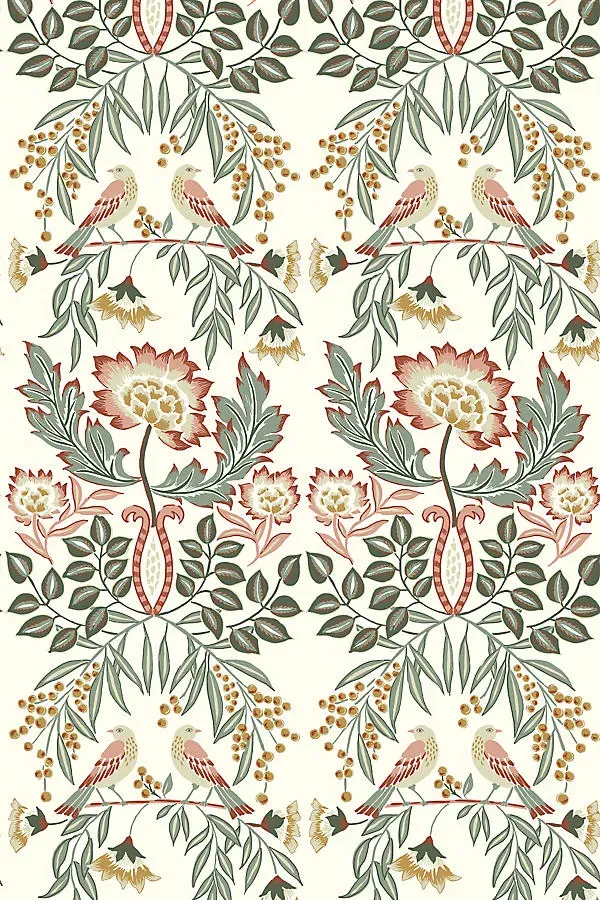 Bramble Botanical Wallpaper - Orange product