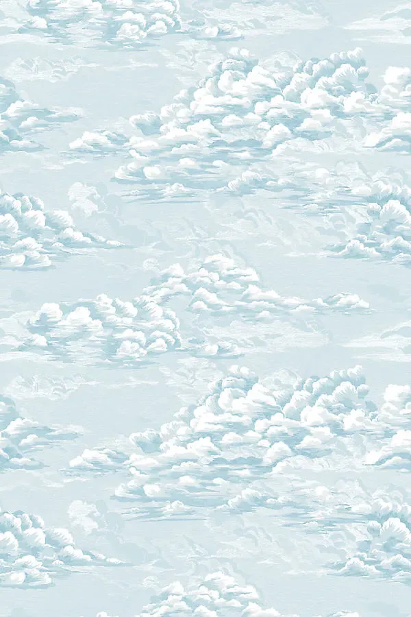 Whisper Clouds Nature Wallpaper - Blue product