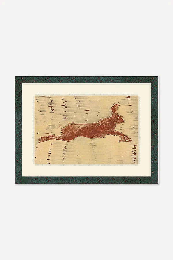 Hop Giclee Wall Art - Beige, Canvas by Anthropologie