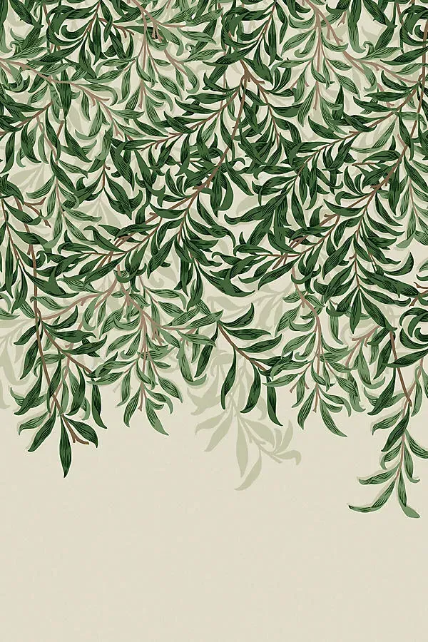 William Morris Willow Bough Unpasted Wall Mural - White product