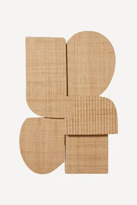 Formas Woven Wall Art - Beige, Bagor Grass by Anthropologie, alternate view