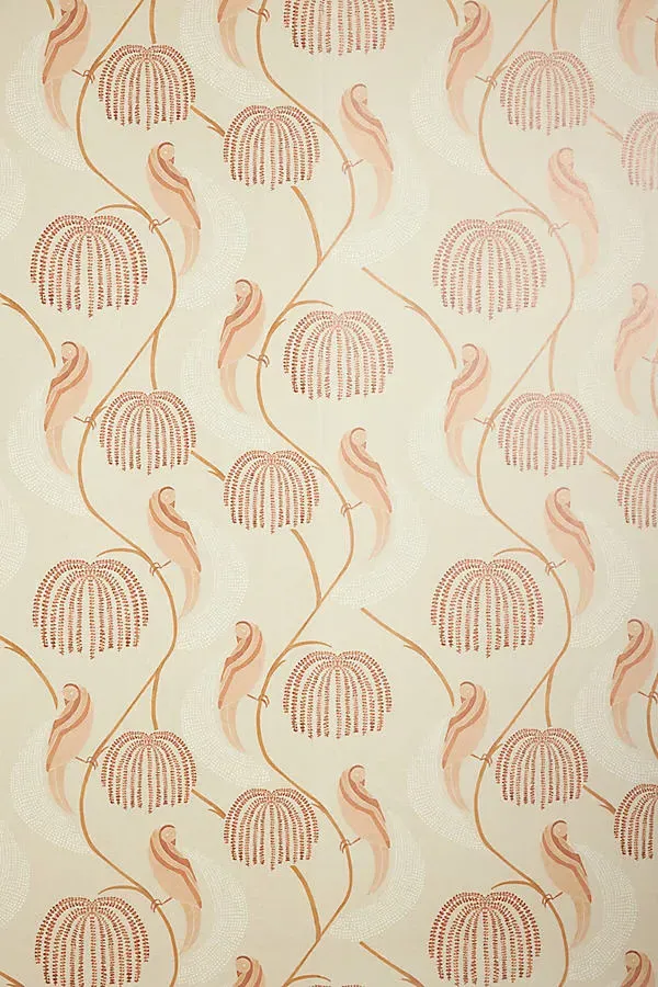 Lemieux et Cie Blaise Birds Wallpaper - Pink product