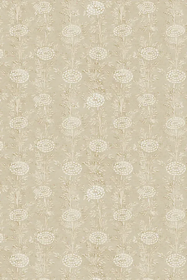 York Wallcoverings French Marigold Textured Floral Wallpaper - Beige product