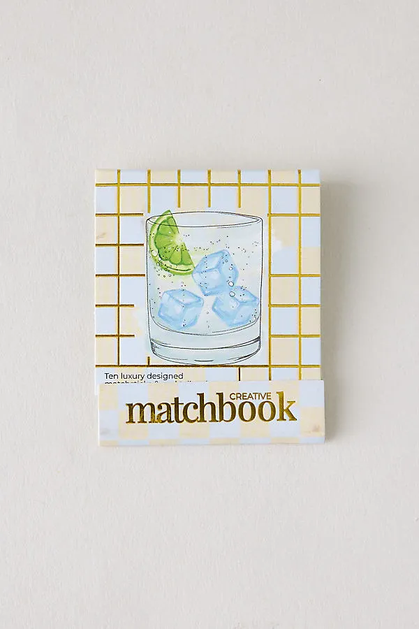 Martini Matchbook - Illustrated by Anthropologie