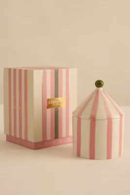 Sweet Fig & Neroli Carnival Ceramic Candle - Pink product