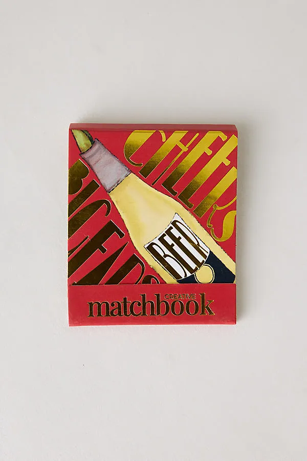 Zesty Lemons London Beer Matchbook - Red by Anthropologie