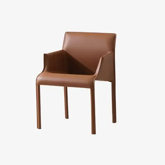 Breeze Dining Chair - Brown, Leather image