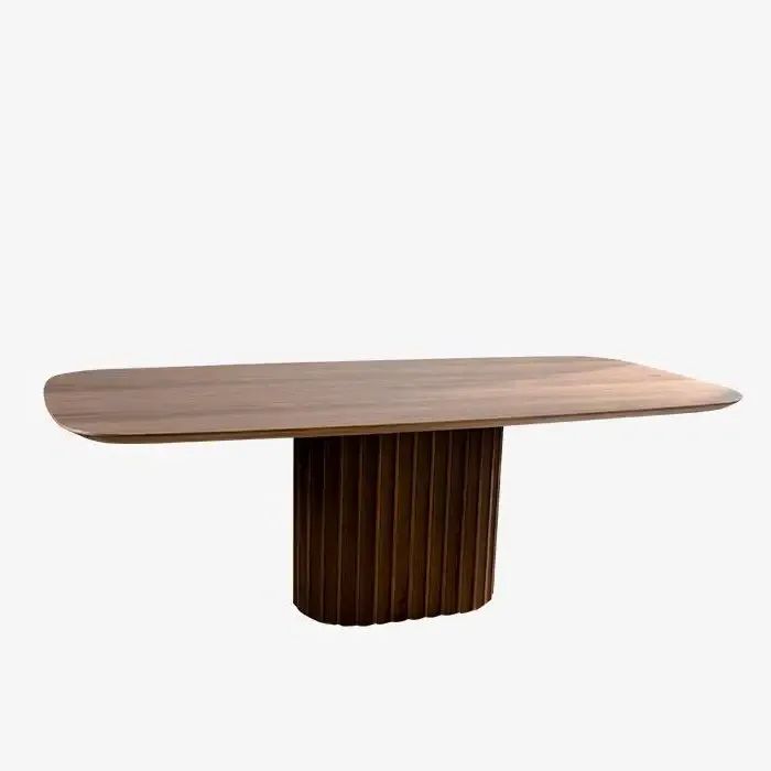 Dining Table - Brown, Walnut