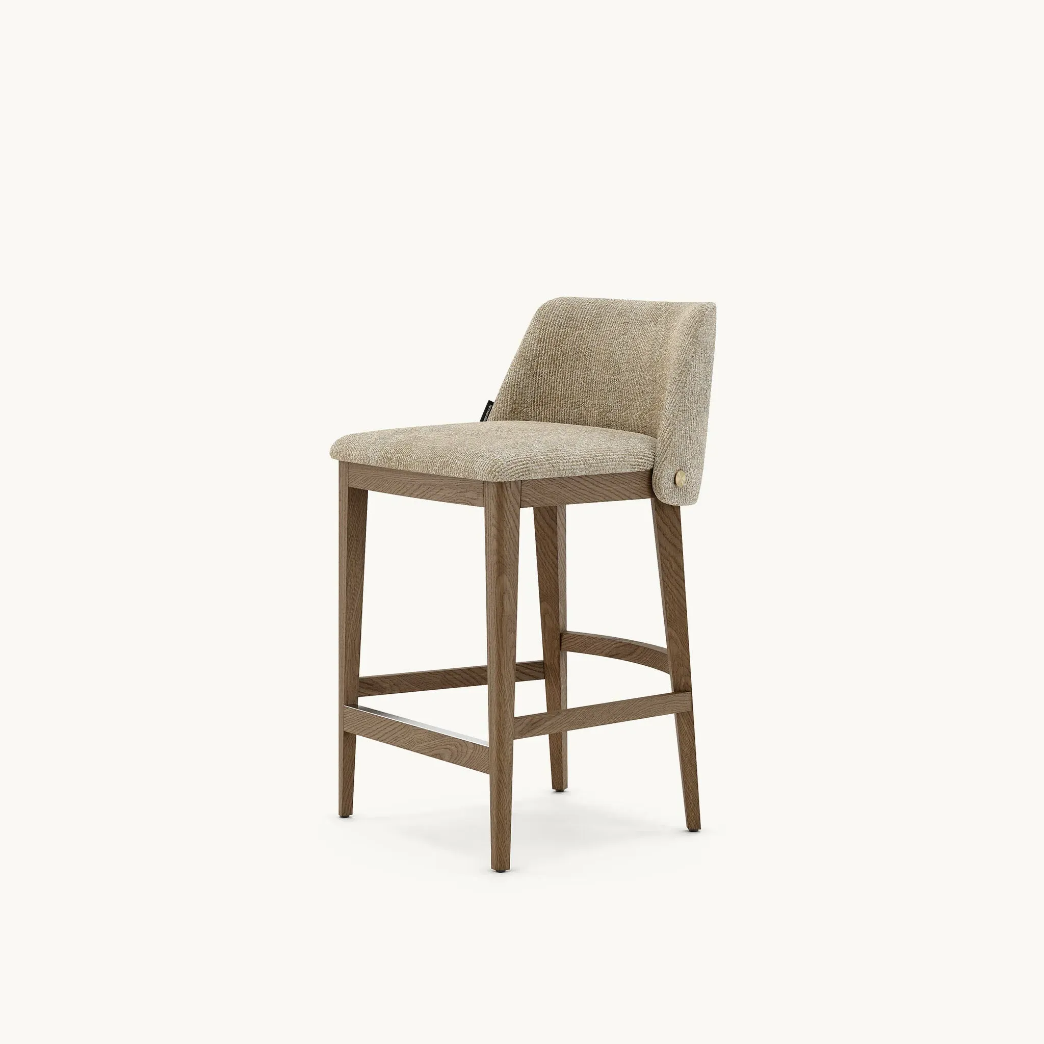 Counter Chair with Golden Nails image