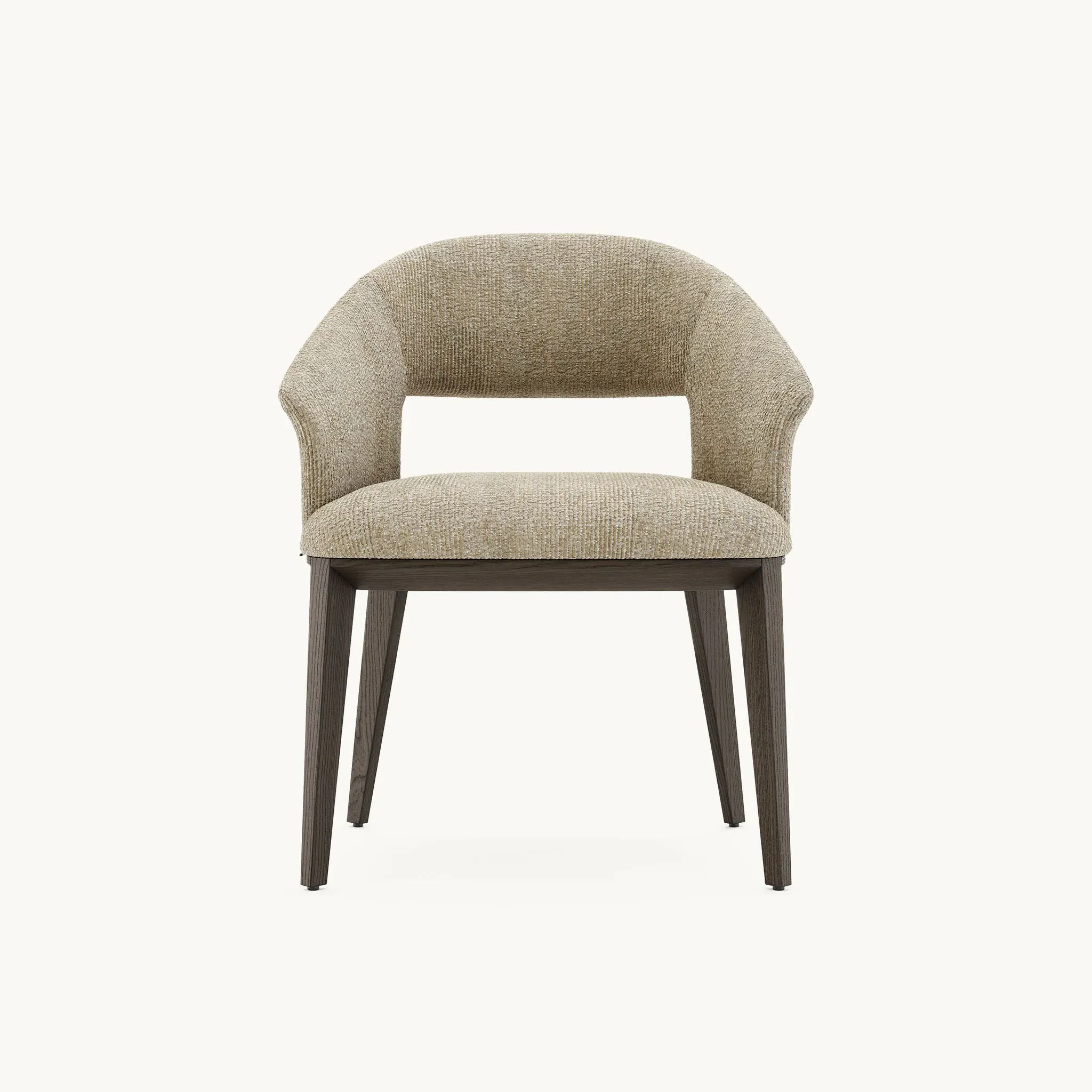 Dining Chair with Armrests - Mouse, Wood image