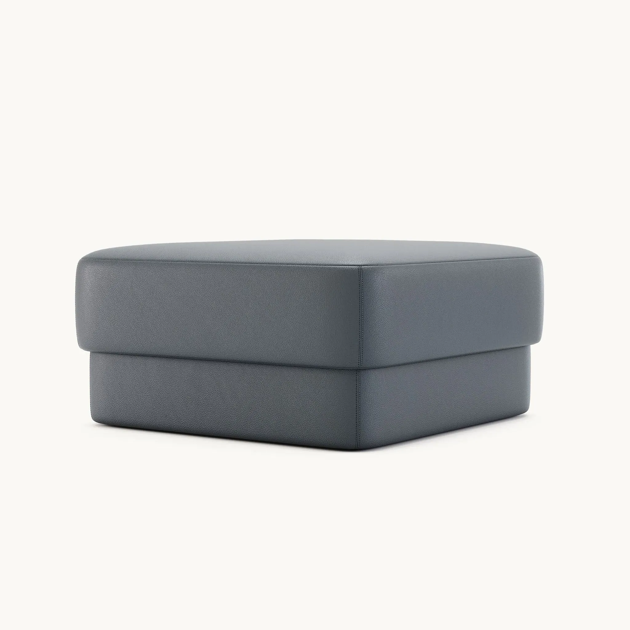Large Ottoman Fully Upholstered - Black image