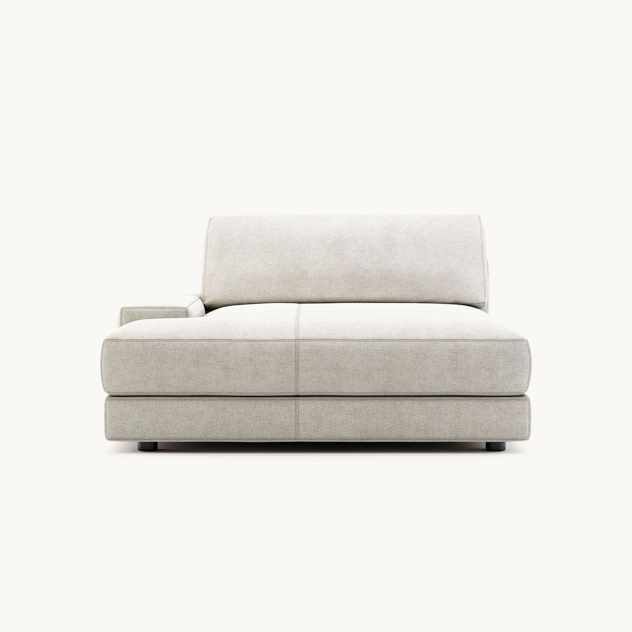 Modular Sofa with Custom Configuration - Almond