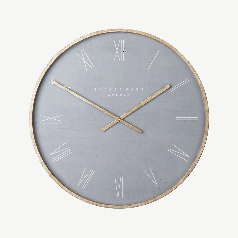21" Arabic Dial Wall Clock - Lichen Green, Cement alternate view