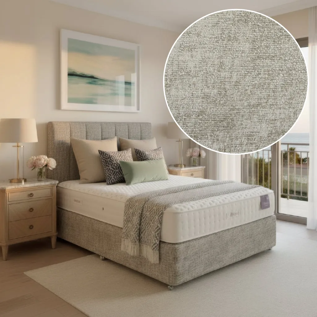 4 Drawer Double Bed Base - Light Grey product