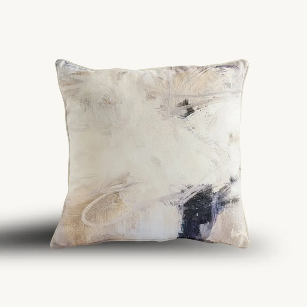 Abstract Submerge Cushion - French Velvet alternate view