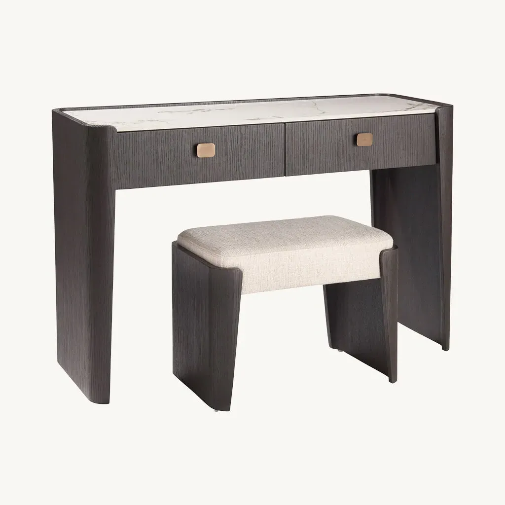 Adara Dressing Stool - Ebony, Melamine & Veneer product