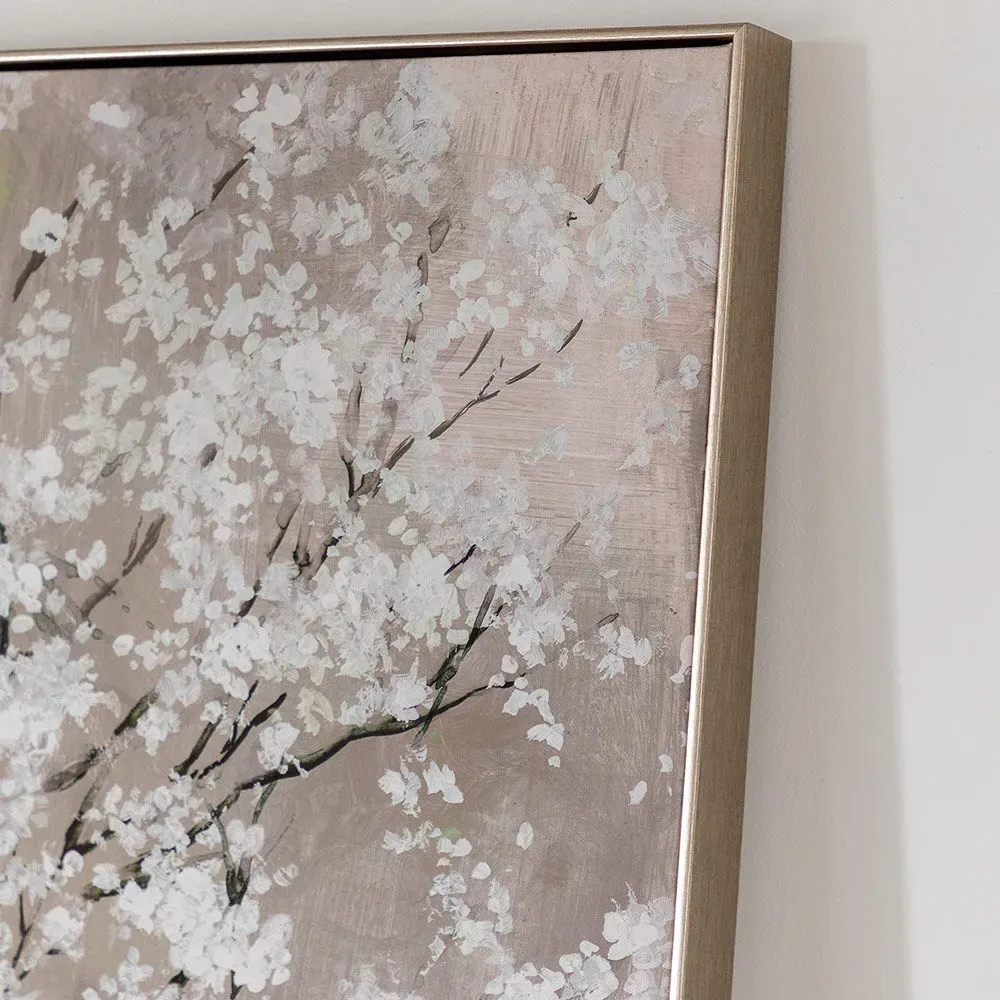 Allison Pearce Blossom Breeze Framed Canvas - Grey alternate view