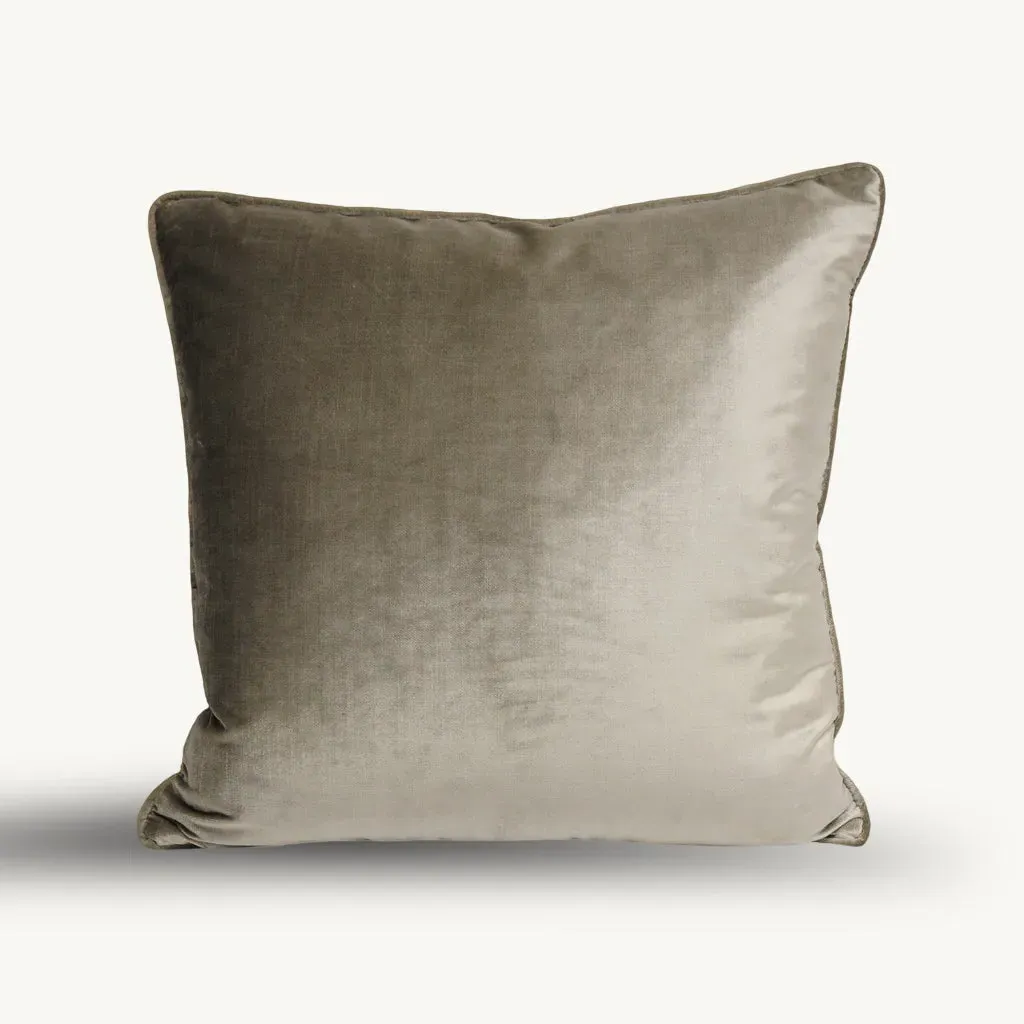 Andromeda Extra Large Cushion - Brown, Velvet alternate view
