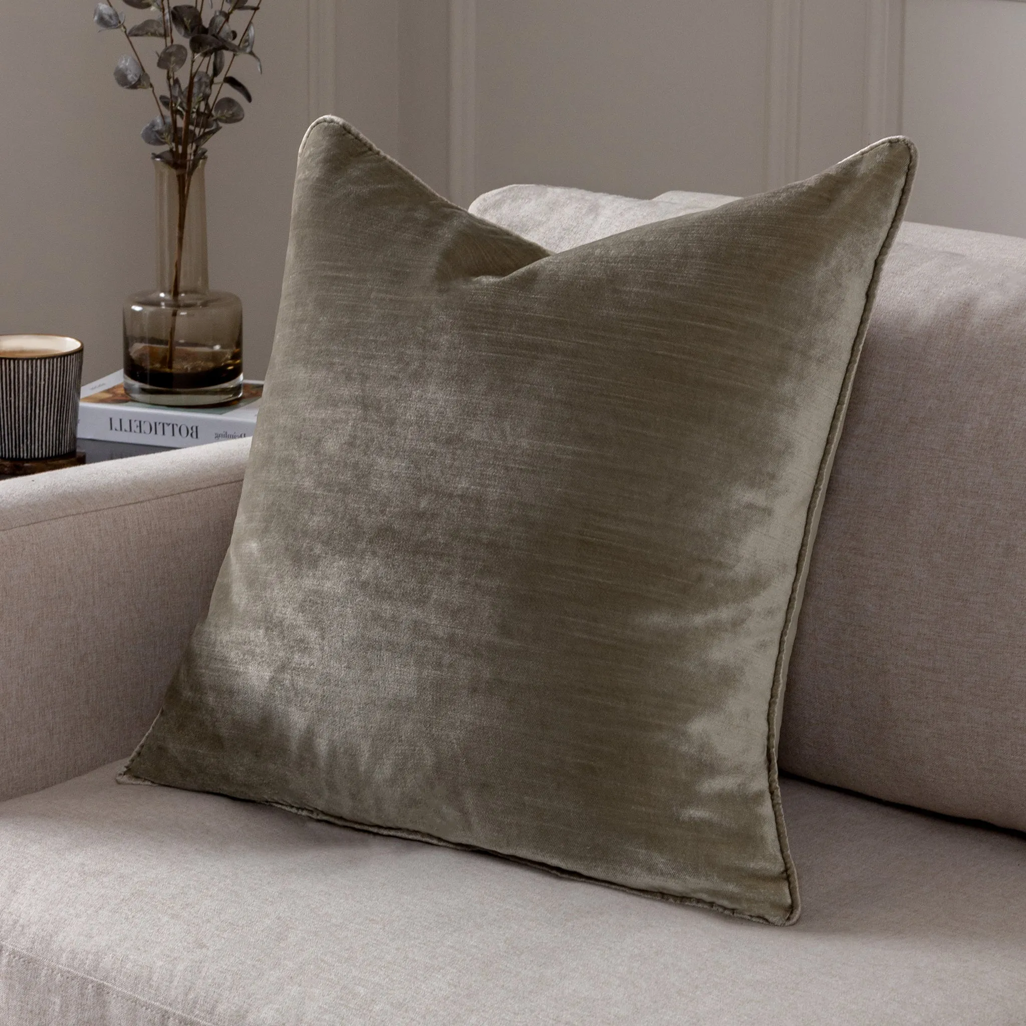 Andromeda Extra Large Cushion - Brown, Velvet product