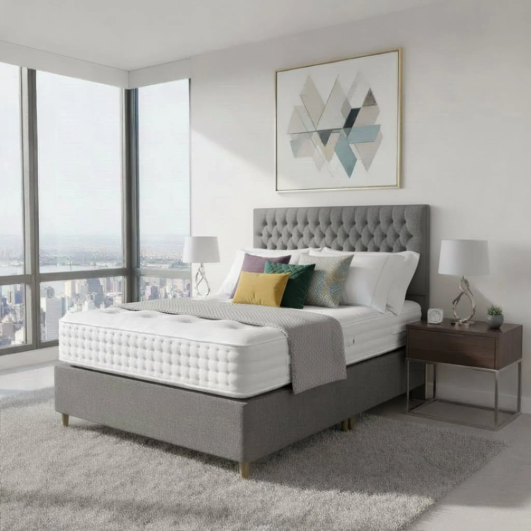 Antoinette Super King Bed Frame - Dark Grey product