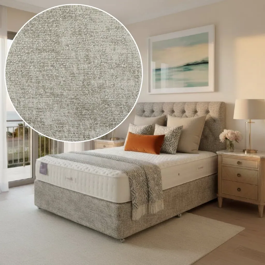Antoinette Super King Bed with Storage - Light Grey alternate view