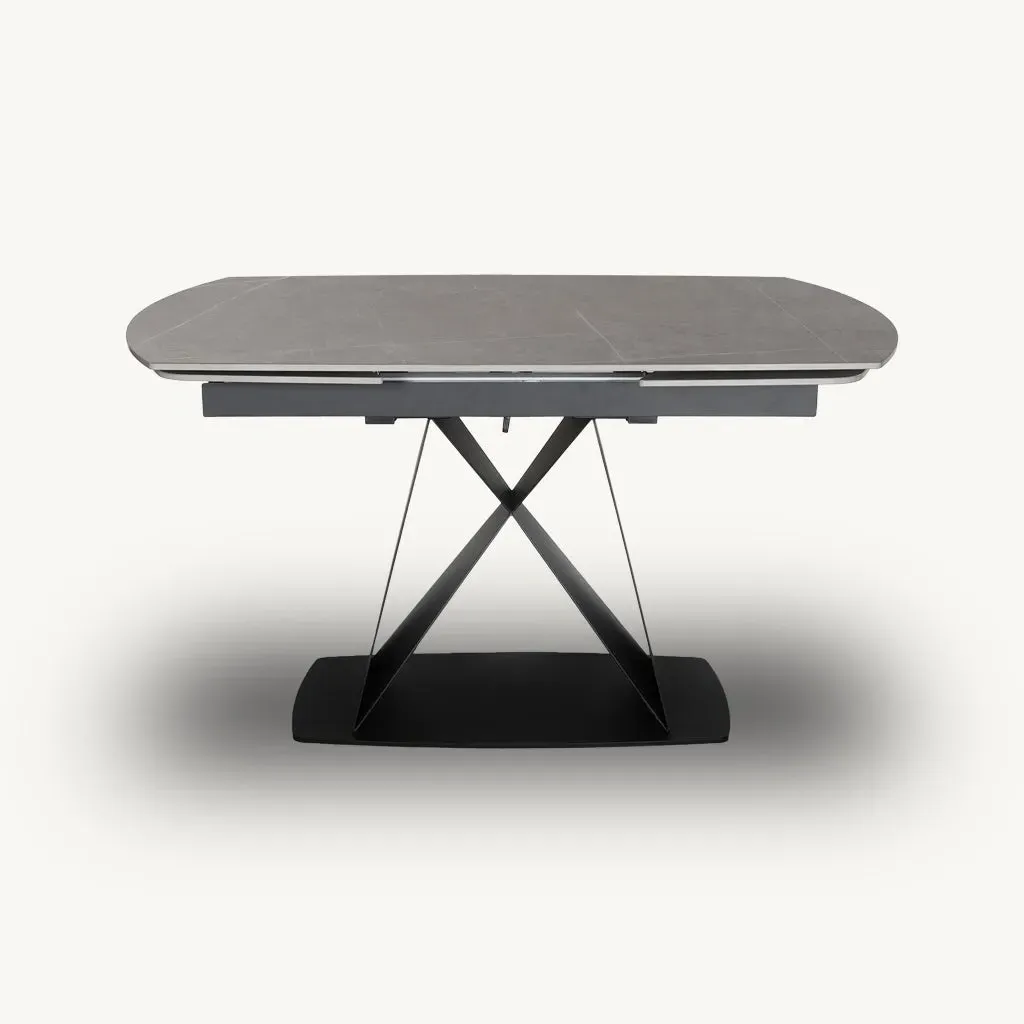 Apollo Motion Extendable Dining Table - Grey, Sintered Stone alternate view
