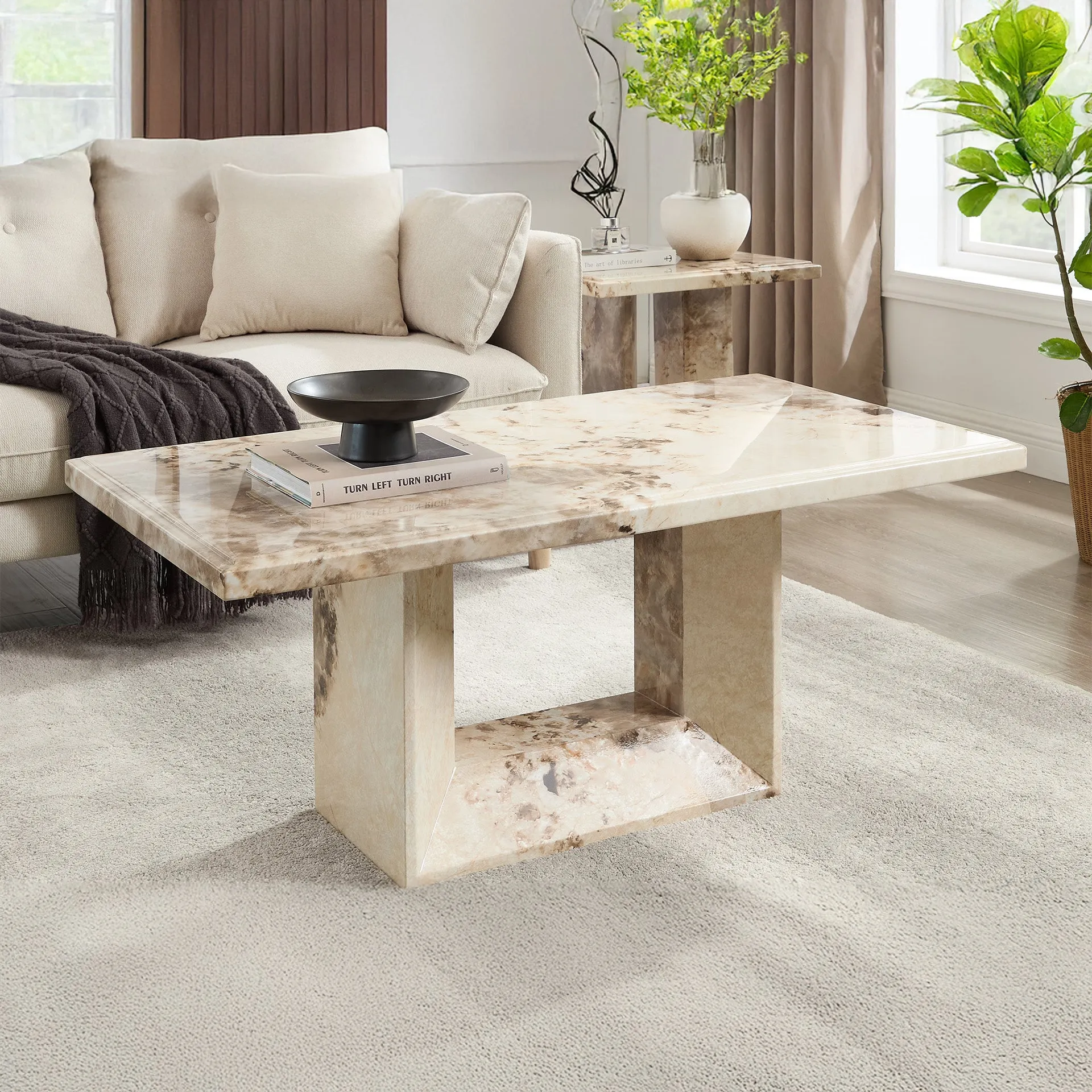 Aria Coffee Table - Marble product