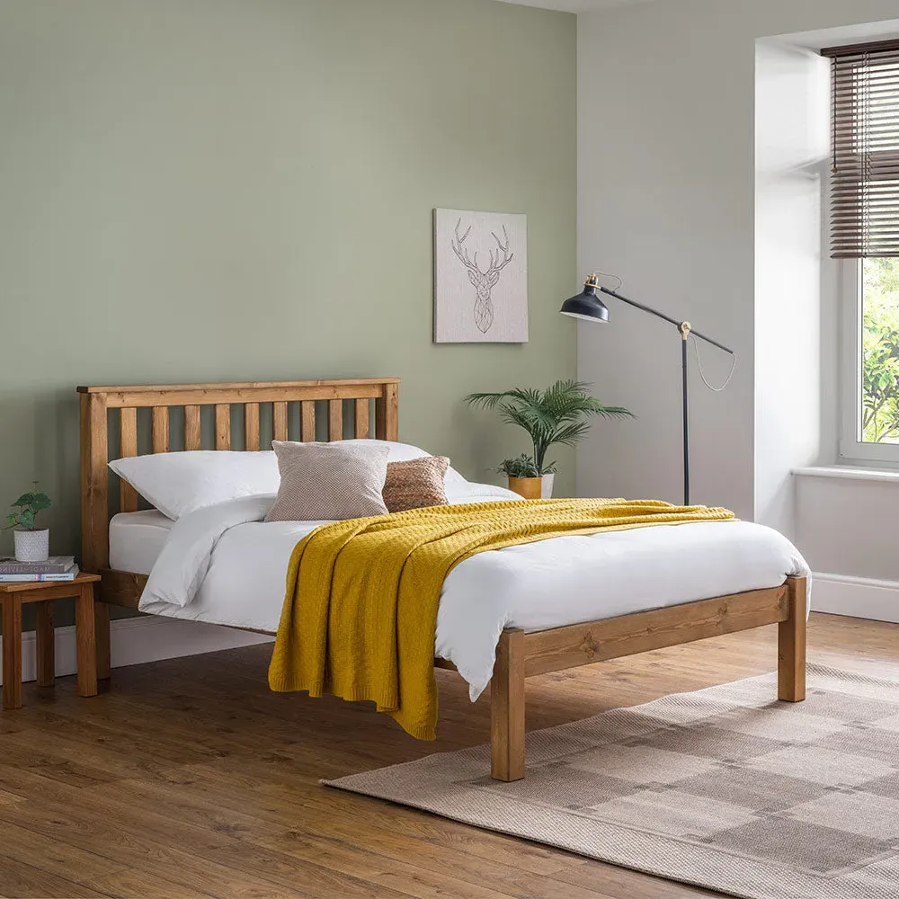 Ashcroft Double Low Bed Frame - Solid Wood product