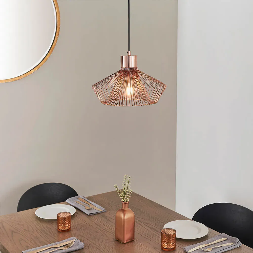 Astrid Pendant Light - Copper alternate view